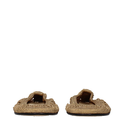 Ballet Flat Shoes by Isabel Marant for women in fabric gold features an captivating silhouette, showcasing the captivating style of the Women's Fabric Ballet Flat Shoes with its distinct and refined .