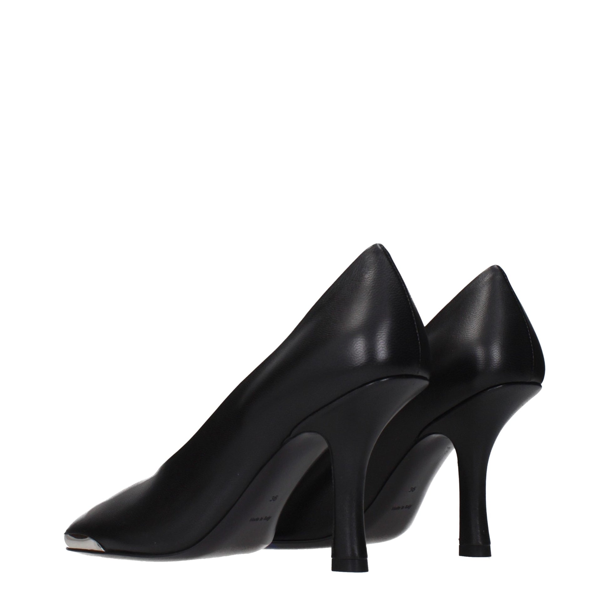 High-Heel Pumps Heels by Burberry for women in leather black features a effortless chic silhouette, showcasing the Women's Leather High-Heel Pumps Heels design with a effortless chic high-heel and for a effortless chic finish.