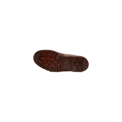 Shoes by Dr. Martens for men in leather & rubber brown & yellow showcases a timeless silhouette from the Men's Leather & Rubber Shoes collection, featuring a timeless and for a timeless finish.