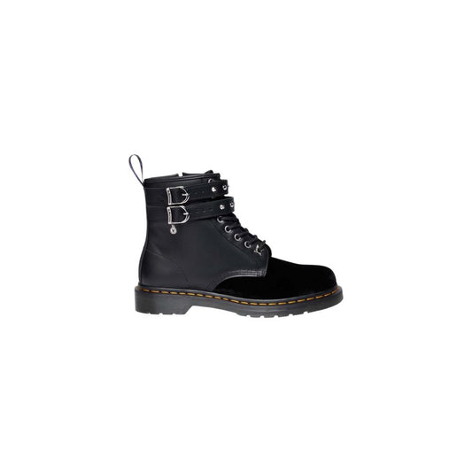 Dr. Martens Women's Leather & Velvet Lace-Up Strap Boots - Black
