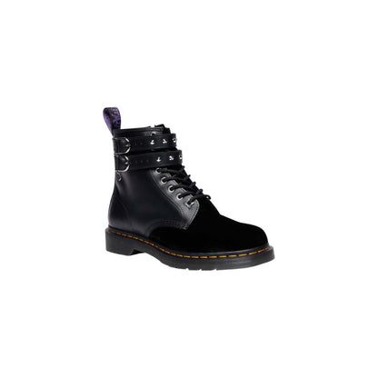 Dr. Martens Women's Leather & Velvet Lace-Up Strap Boots - Black