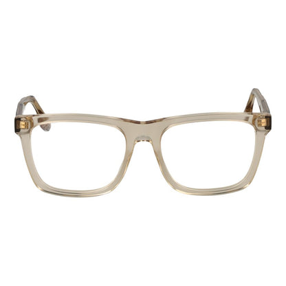 Eyeglasses Frames by Victoria Beckham for women in metal beige features an refined silhouette, showcasing a sophisticated beige coloured frame and refined full-frame frame design for a refined look.