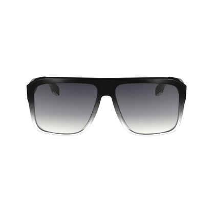 Victoria Beckham Browline Gradient Medium-Tint Plastic Sunglasses - Black