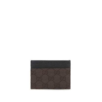 Cardholder Wallet by Gucci for women in bos taurus calf leather brown features a sleek silhouette, showcasing the sleek Gg Bos Taurus Calf Leather Cardholder Wallet design with sophisticated card-organization for a premium look.