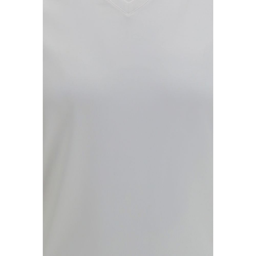 T-Shirt by Gucci for men in modal & rayon white features a plush silhouette, showcasing a sophisticated and for a truly plush finish.