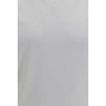 T-Shirt by Gucci for men in modal & rayon white features a plush silhouette, showcasing a sophisticated and for a truly plush finish.