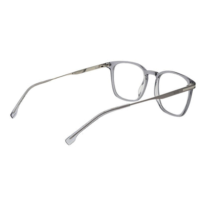 Eyeglasses Frames by Hugo Boss for men in acetate and gray showcases an refined full-frame frame design featuring a sophisticated gray coloured frame for an refined and refined aesthetic.