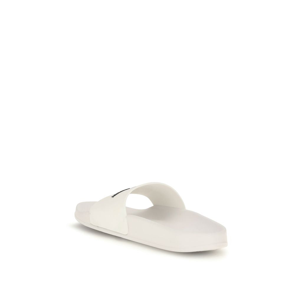 Slider Sandals by Fred Perry for men in thermoplastic polyurethane white features an exquisite silhouette, showcasing the exquisite Perry Men's Thermoplastic Polyurethane Slider Sandals with a and .