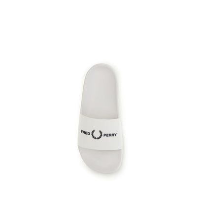 Slider Sandals by Fred Perry for men in thermoplastic polyurethane white features an effortlessly chic silhouette from the Perry Men's Thermoplastic Polyurethane Slider Sandals collection, showcasing a effortlessly chic and elegant .