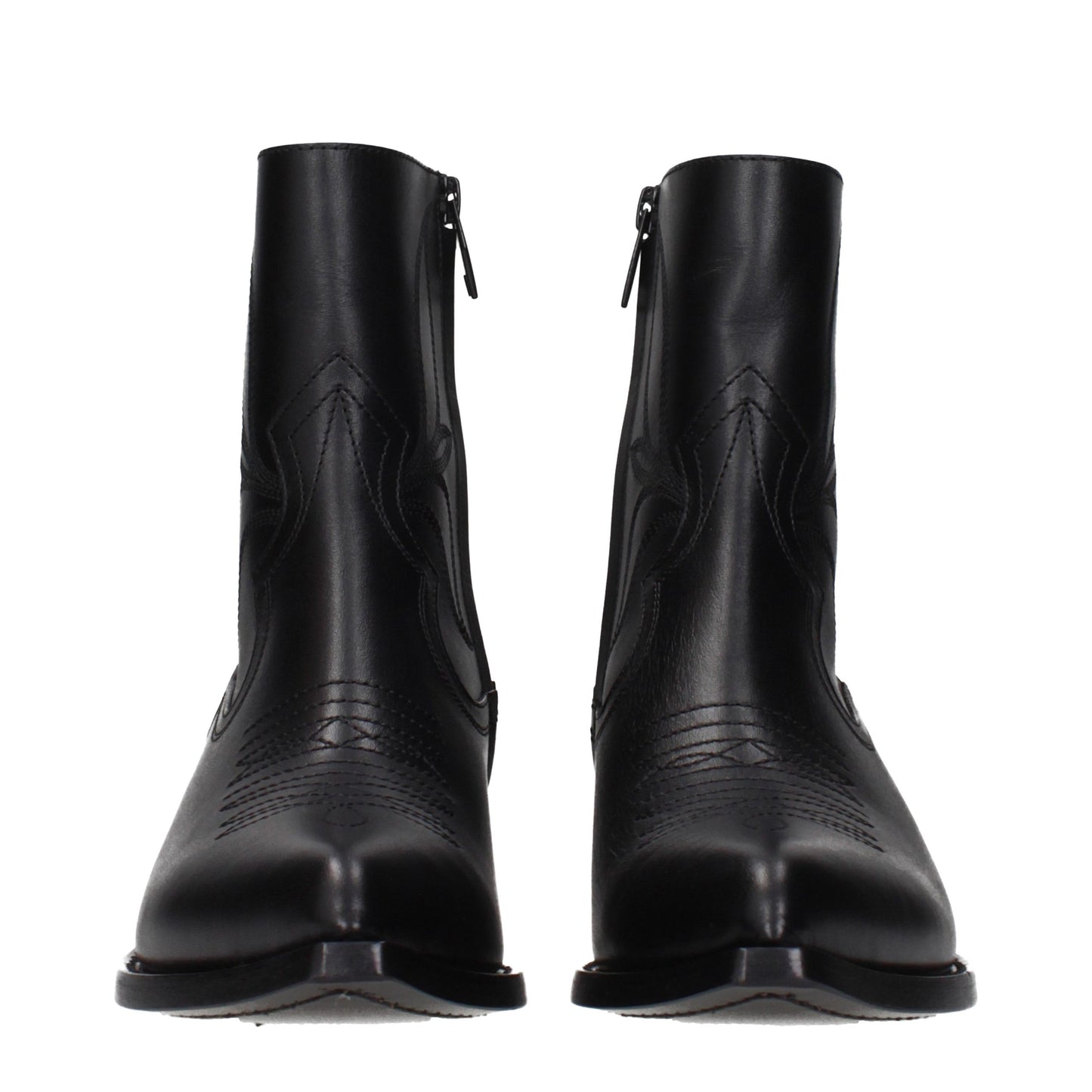 Ankle Boots by Celine for women in leather black showcases a ergonomic silhouette from the Women's Leather Ankle Boots collection, featuring a ergonomic and a ergonomic .