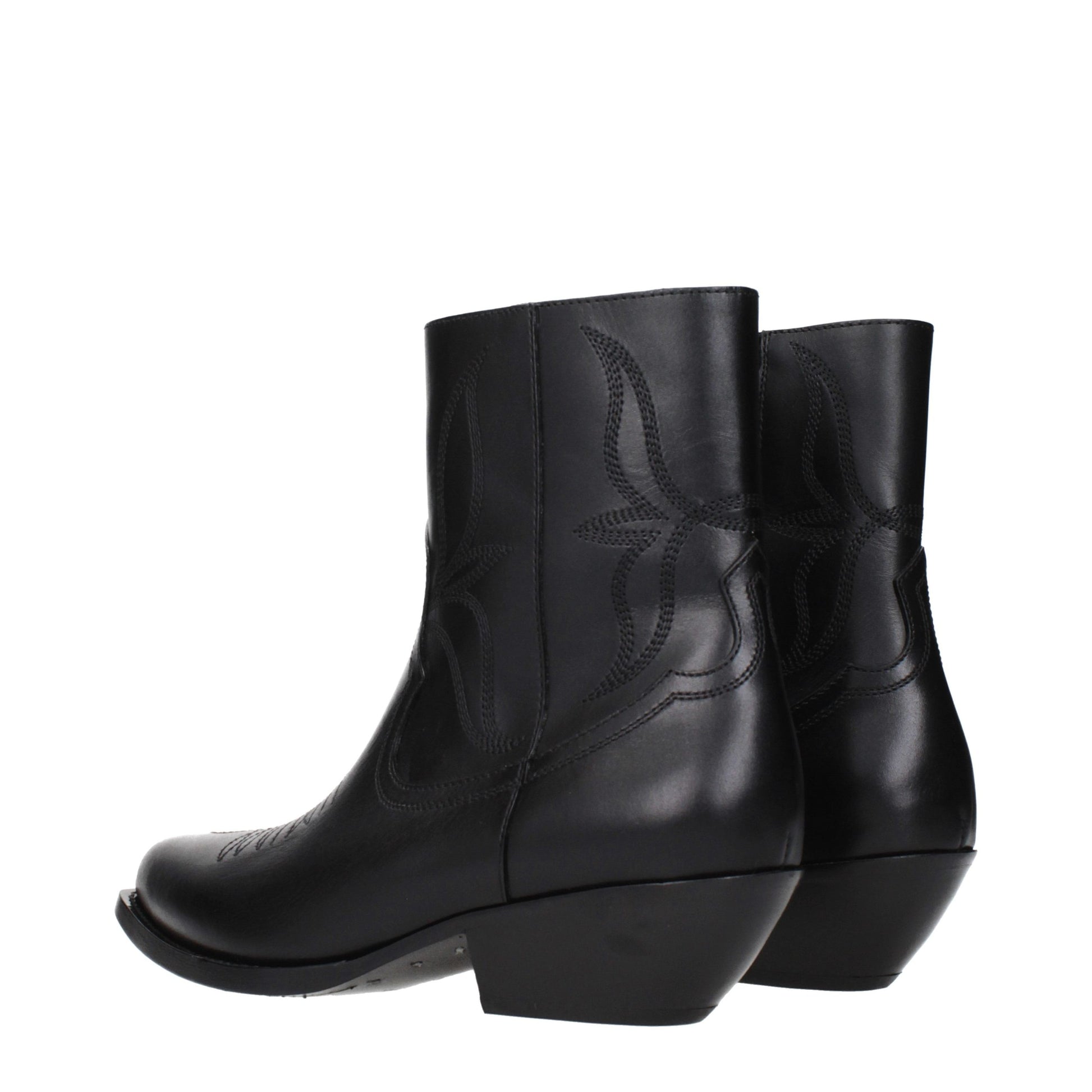 Ankle Boots by Celine for women in leather black showcases a ergonomic silhouette from the Women's Leather Ankle Boots collection, featuring a ergonomic and a ergonomic .