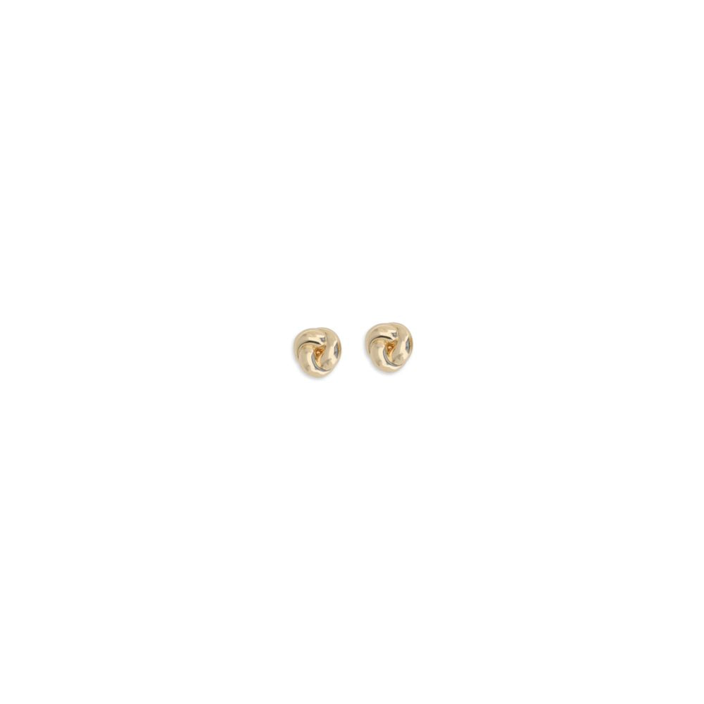 Earrings by Self-Portrait for women in rubber & fabric gold showcases a captivating silhouette, featuring an captivating drop stud from the Women's Drop Stud Gold Brass Earrings collection for a captivating finish.