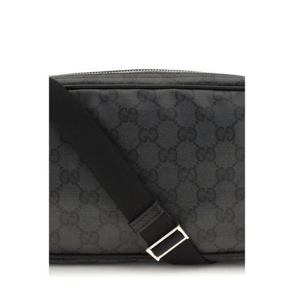 Mini Shoulder Bag by Gucci for men in raffia & nylon black features a effortless sophistication silhouette, secured by a zipper with ample cardholder and versatile shoulder-strap & adjustable-strap for a effortless sophistication finish.