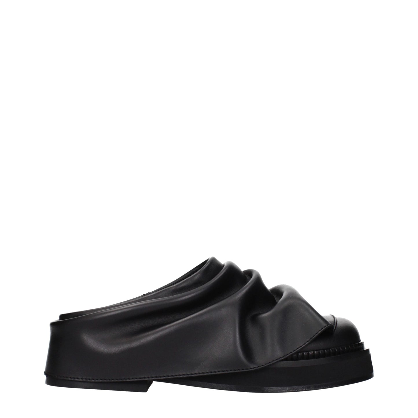 Clogs Slippers from The Attico for women in leather black features a dynamic design from the Women's Leather Clogs Slippers collection, highlighting a with a and functional .