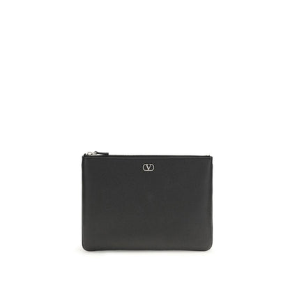 Cardholder Wallet by Valentino Garavani for men in bos taurus calf nappa leather black, palladium & signature features a sleek silhouette, showcasing the sleek V Logo Bos Taurus Calf Nappa Leather Cardholder Wallet design with sophisticated card-organization compact-design for a premium look.