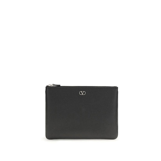 Cardholder Wallet by Valentino Garavani for men in bos taurus calf nappa leather black, palladium & signature features a sleek silhouette, showcasing the sleek V Logo Bos Taurus Calf Nappa Leather Cardholder Wallet design with sophisticated card-organization compact-design for a premium look.