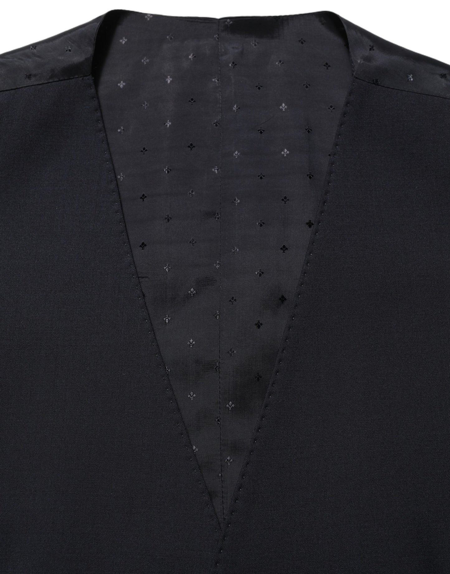 Dolce & Gabbana Black Wool Slim Fit Formal 3 Piece Men Suit