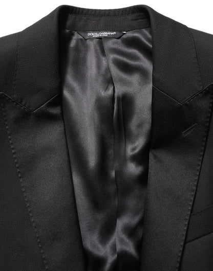 Dolce & Gabbana Black MARTINI Slim Fit Formal 3 Piece Suit