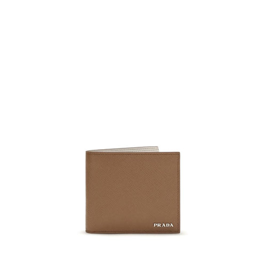 Cardholder Wallet by Prada for men in bos taurus calf leather beige & monogram showcases a enchanting silhouette, artfully detailed with the signature style of the Bos Taurus Calf Leather Cardholder Wallet and functional card-organization compact-design billfold.