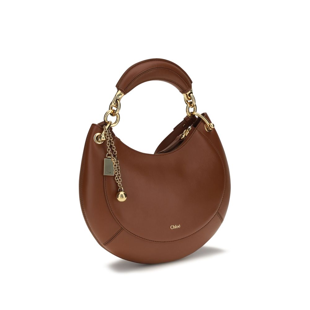 Shoulder Bag by Chloé for women in bio-acetate cotton & bos taurus calf leather brown features a distinguished silhouette, showcasing a secure buckle and distinguished external-pockets & cardholder with versatile shoulder-strap & adjustable-strap for a distinguished finish.