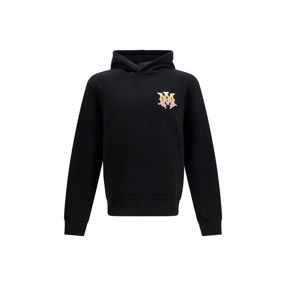 Sweatshirt Hoodie by Amiri for men in modacrylic cotton terrycloth black & print features a authentic silhouette, showcasing a sophisticated hooded neckline and authentic detail for a refined finish.