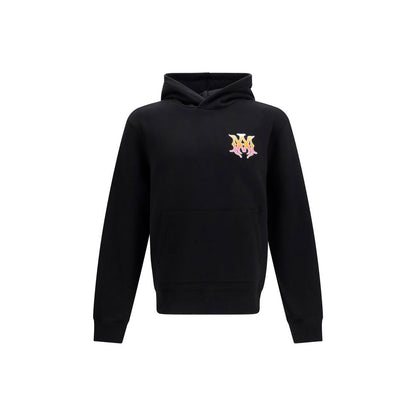 Sweatshirt Hoodie by Amiri for men in modacrylic cotton terrycloth black & print features a authentic silhouette, showcasing a sophisticated hooded neckline and authentic detail for a refined finish.