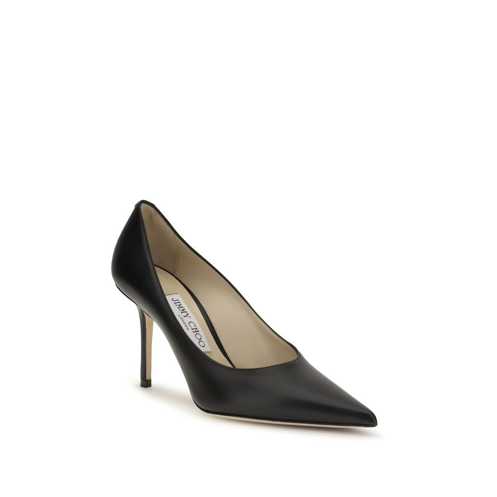 High-Heel Pumps Heels by Jimmy Choo for women in bos taurus calfskin leather black & gold features a effortlessly chic Women's Bos Taurus Calfskin Leather High-Heel Pumps Heels design with a sophisticated high-heel and elegant pointed toe style.