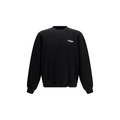 Sweatshirt by Represent for men in cotton black, monogram & print features an magnificent silhouette, showcasing a sophisticated and detail for a truly magnificent finish.