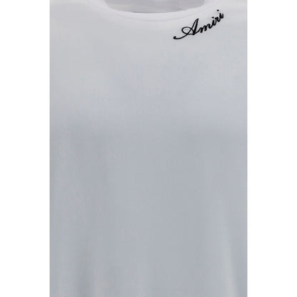 T-Shirt by Amiri for men in modal & cotton black & white features an on trend silhouette, perfectly showcasing a on trend and for an elevated aesthetic.