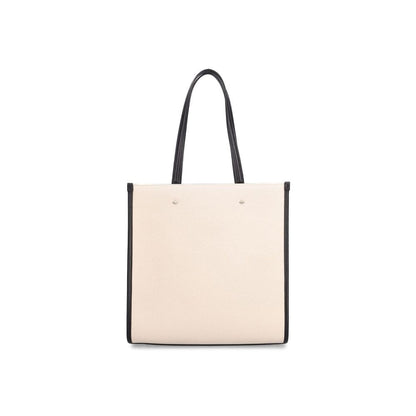Tote Bag by Jimmy Choo for women in canvas beige features an jet-set Canvas Tote Bag design with a secure zipper, magnetic & button, ample , and versatile handle for an jet-set finish.