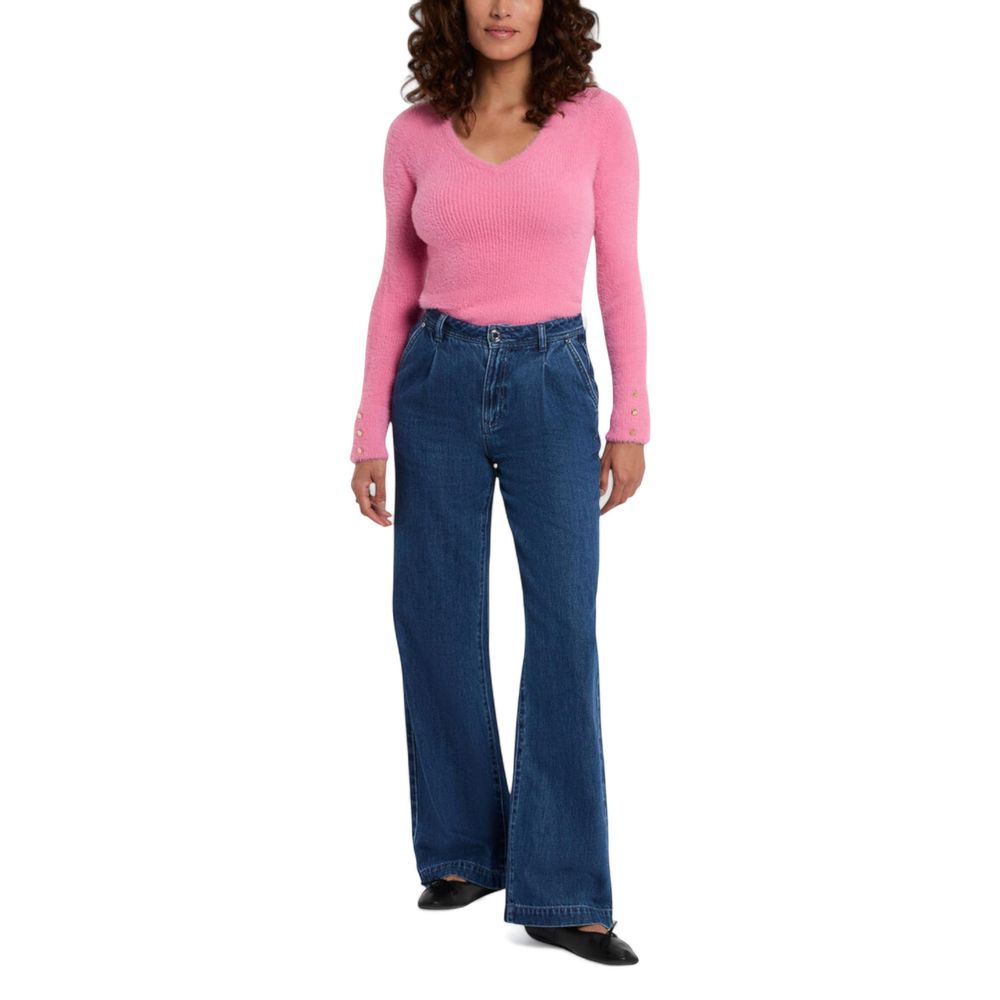Sweatshirt by Morgan De Toi for women in polyamide multicolor presents a smart casual silhouette, featuring a smart casual v-neck neckline and for a sophisticated look.