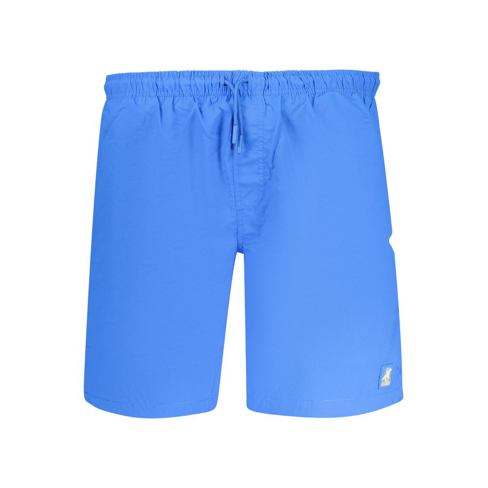 Swim Shorts by U.S. Grand Polo for men in polyamide and blue showcases a sinuous silhouette, expertly cut for a sinuous fit as part of the Men's Polyamide Swim Shorts collection.