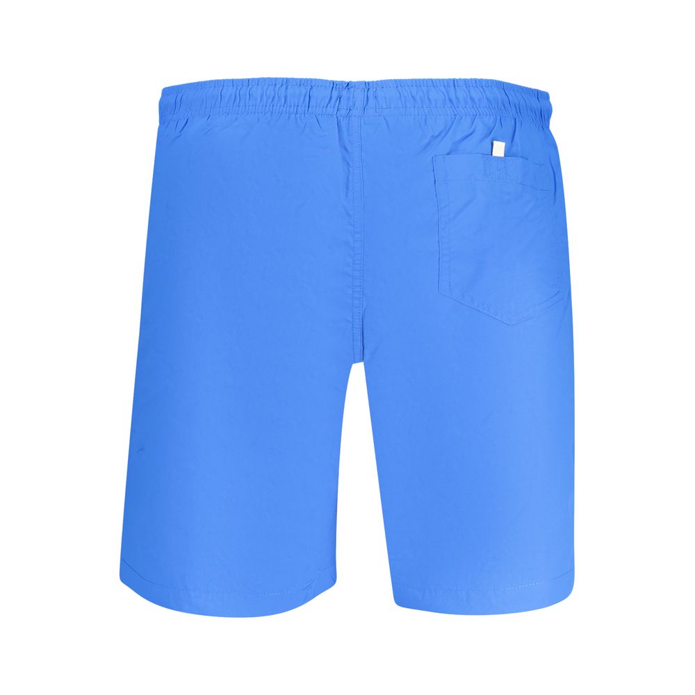 Swim Shorts by U.S. Grand Polo for men in polyamide blue presents a beach chic silhouette from the Men's Polyamide Swim Shorts collection, showcasing a beach chic cut for a refined poolside look.