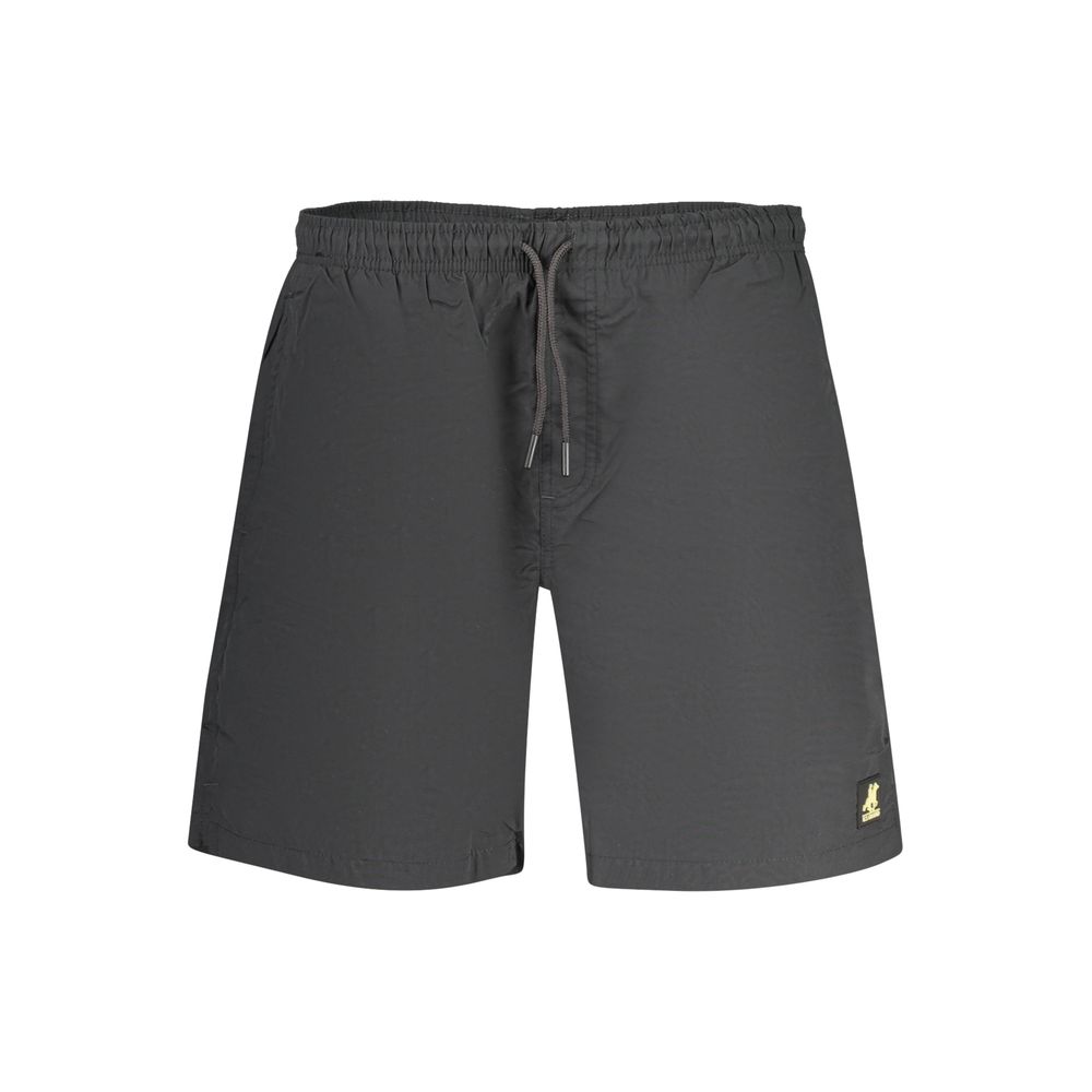 Swim Shorts by U.S. Grand Polo for men in polyamide black presents a beach chic silhouette from the Men's Polyamide Swim Shorts collection, showcasing a beach chic cut for a refined poolside look.