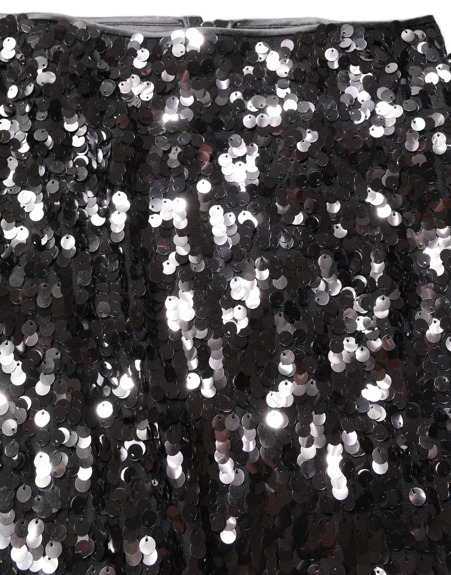 Dolce & Gabbana Brown Sequinned Embellished PencilCut Skirt