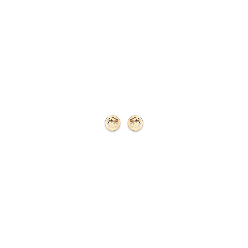 Earrings by Versace for women in polyester polyurethane polyethylene gold features an ornate stud from the Medusa Women's Stud Gold Earrings collection, showcasing a ornate finish that embodies sophisticated luxury.