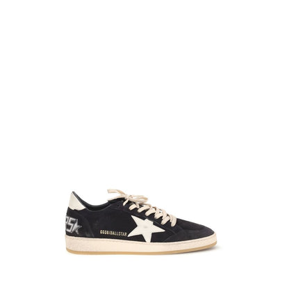 Golden Goose Black Calf Leather Bos Taurus Athletic Sneakers