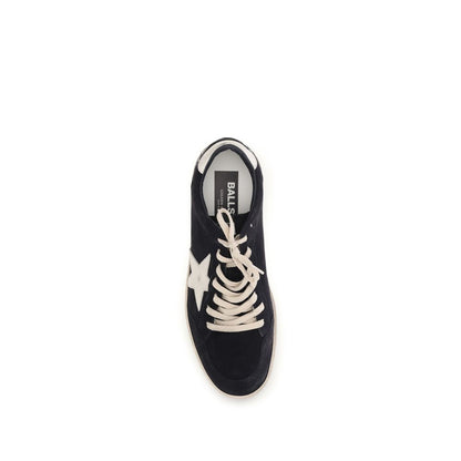 Golden Goose Black Calf Leather Bos Taurus Athletic Sneakers