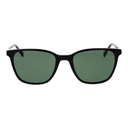Sunglasses by Hackett for men in black & green features a sumptuous silhouette, showcasing a sumptuous full-rim round frame design in black coloured frame with high-performance category-3-dark-tint lens.