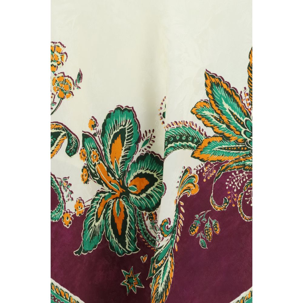 Blouse by Alemais for women in silk & viscose multicolor features an architectural silhouette with a refined and elegant for a architectural look.