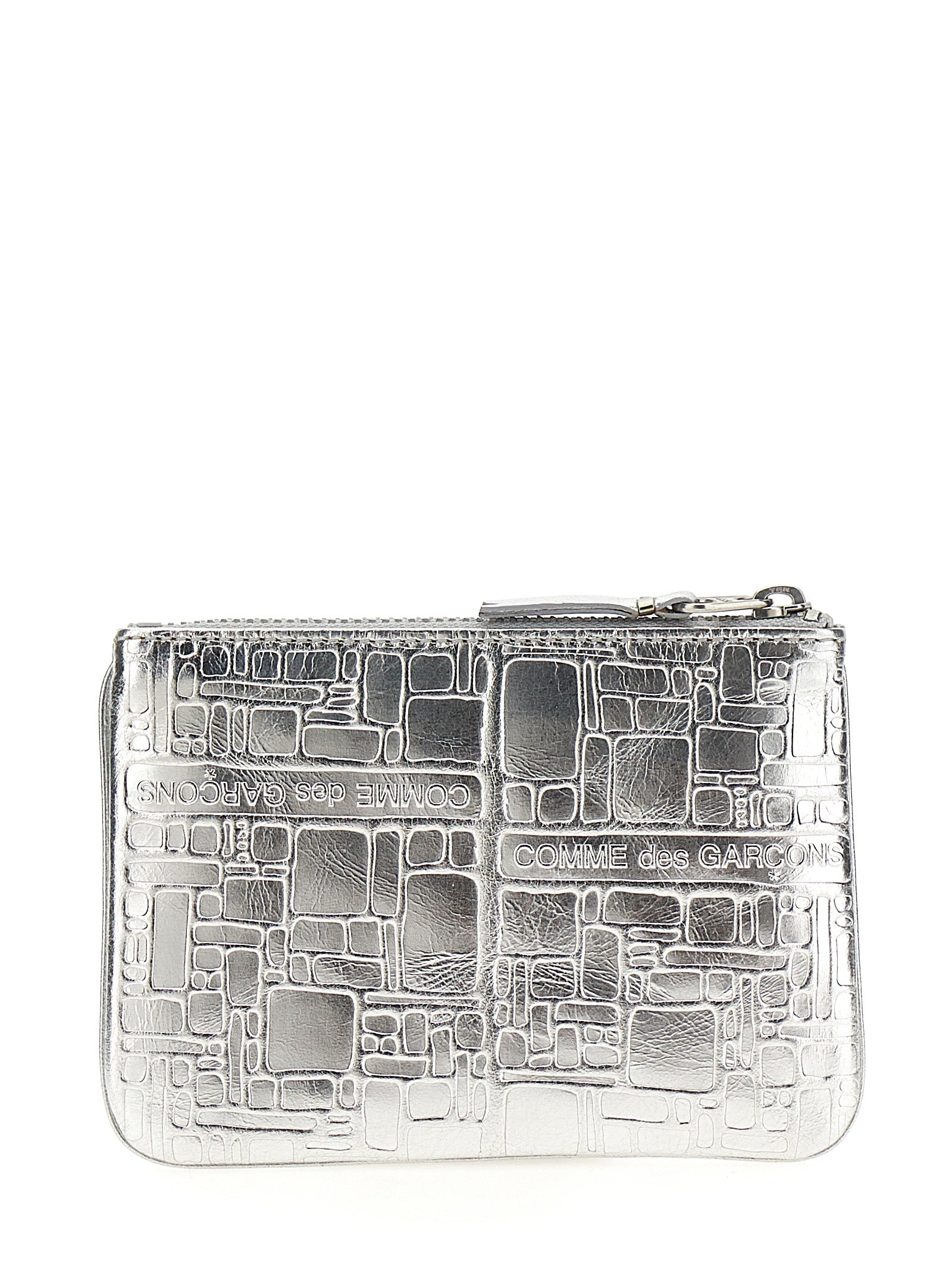 Cardholder Card Case by Comme Des Garçons for women in calfskin leather silver showcases a couture-grade silhouette from the Calfskin Leather Cardholder Card Case collection, highlighting functional card-organization for a couture-grade finish.