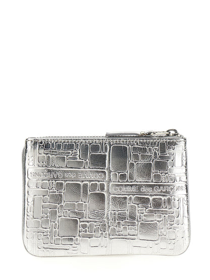 Cardholder Card Case by Comme Des Garçons for women in calfskin leather silver showcases a couture-grade silhouette from the Calfskin Leather Cardholder Card Case collection, highlighting functional card-organization for a couture-grade finish.
