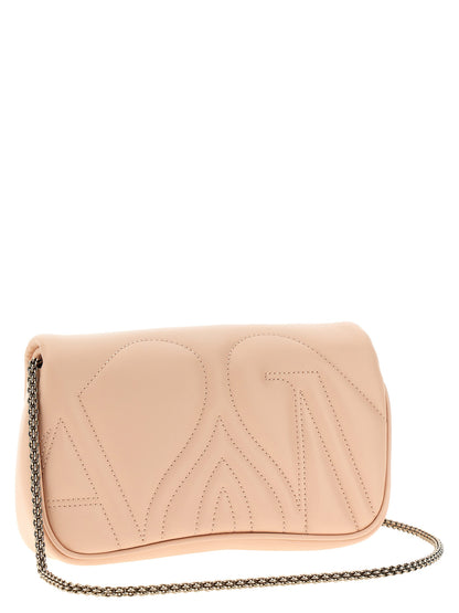 Mini Crossbody Handbag by Alexander McQueen for women in lamb leather beige showcases a versatile sophistication silhouette, featuring a secure , versatile sophistication , and versatile crossbody-strap & shoulder-strap for a versatile sophistication finish.