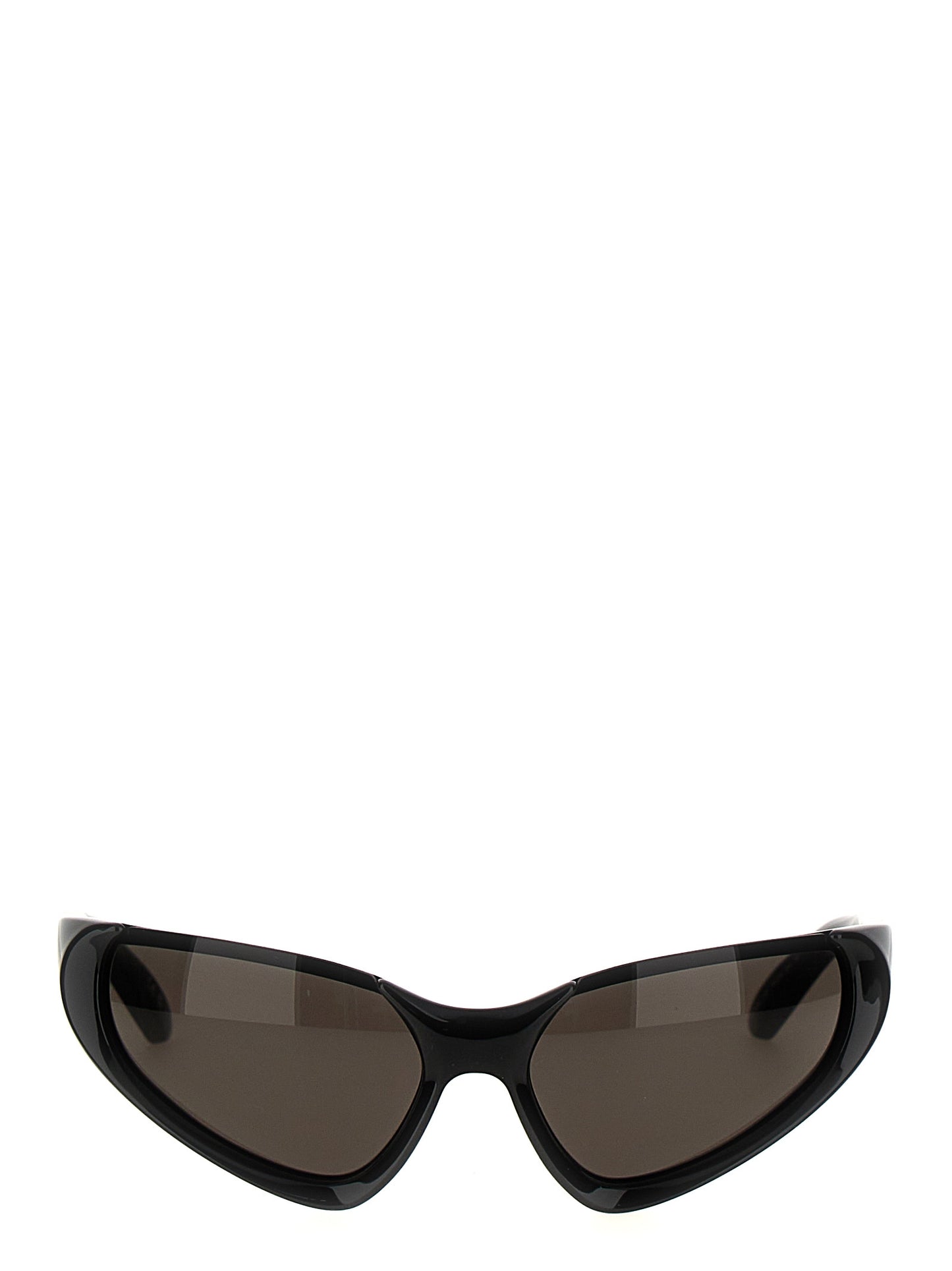 Sunglasses by Balenciaga for unisex in nylon & viscose and black presents a enviable silhouette, featuring black coloured frame and with for a enviable look.