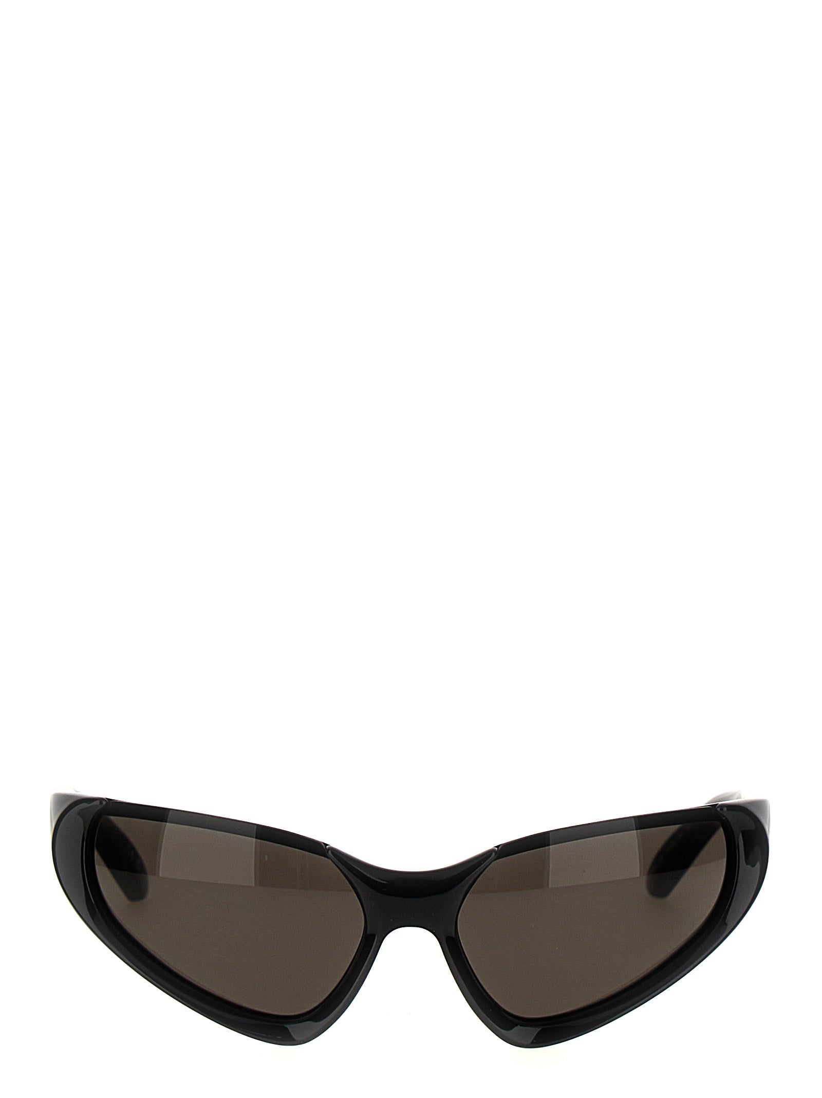 Sunglasses by Balenciaga for unisex in nylon & viscose and black presents a enviable silhouette, featuring black coloured frame and with for a enviable look.