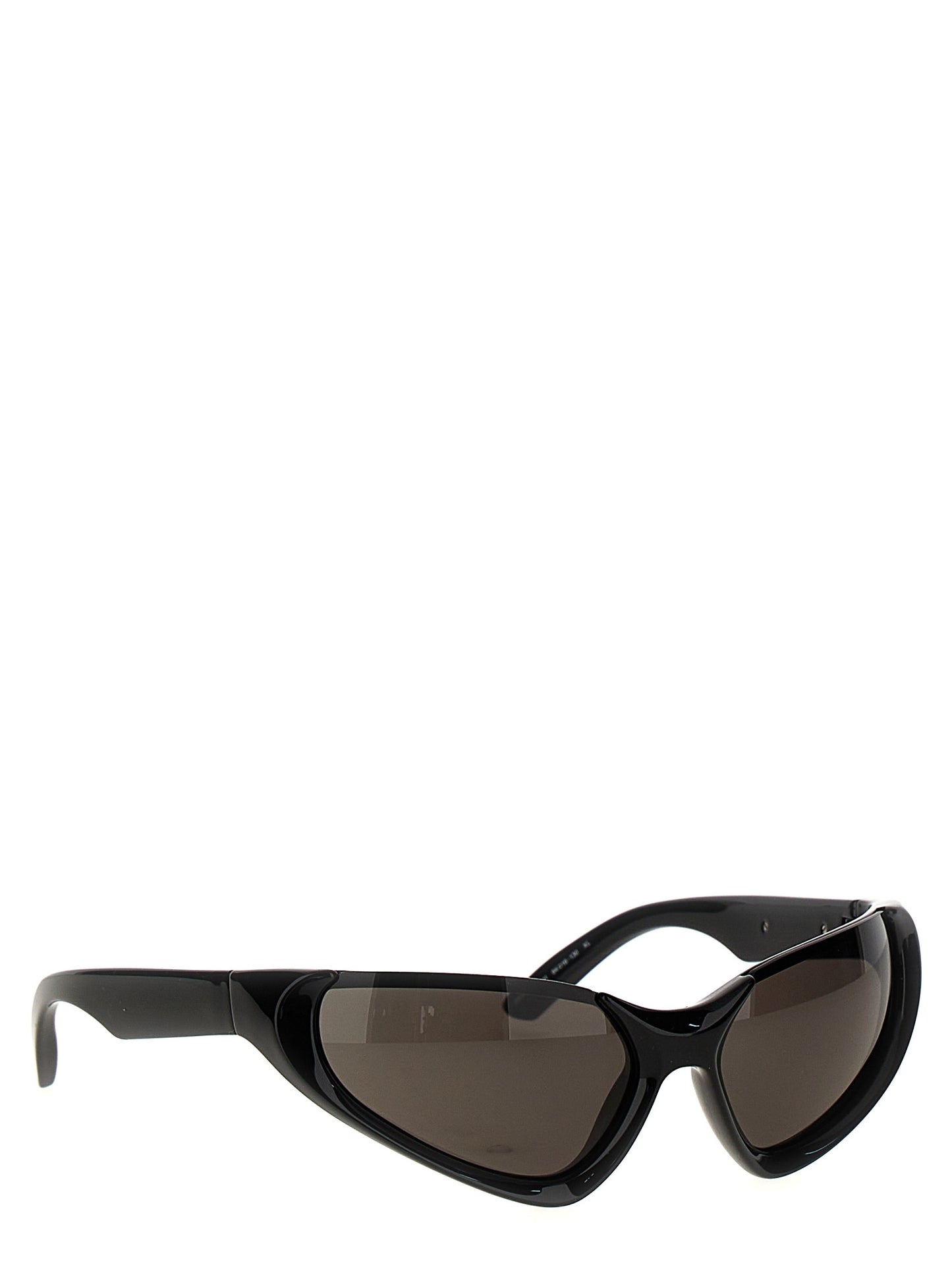 This Sunglasses by Balenciaga for unisex in nylon & viscose black presents a sumptuous silhouette, showcasing a sumptuous in black coloured frame and high-performance .