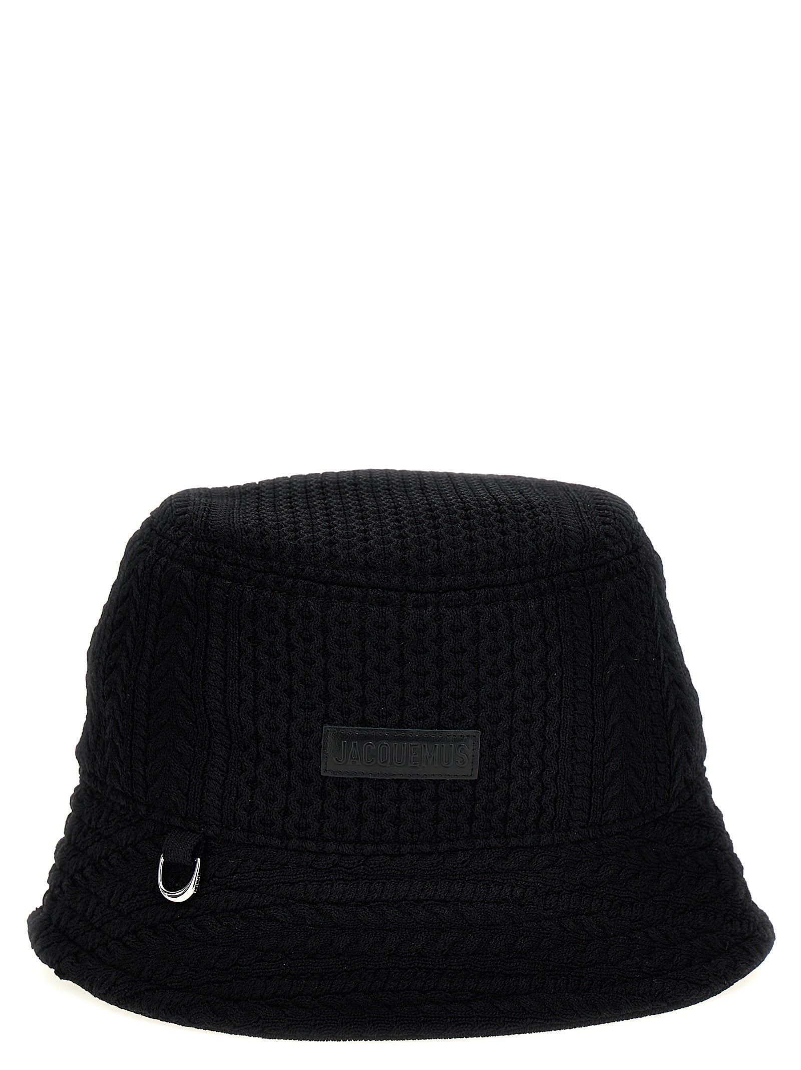Bucket Hat by Jacquemus for unisex in nylon & viscose black showcases a effortlessly chic silhouette, artfully capturing the essence of the effortlessly chic Nylon & Viscose Bucket Hat design for a sophisticated look.