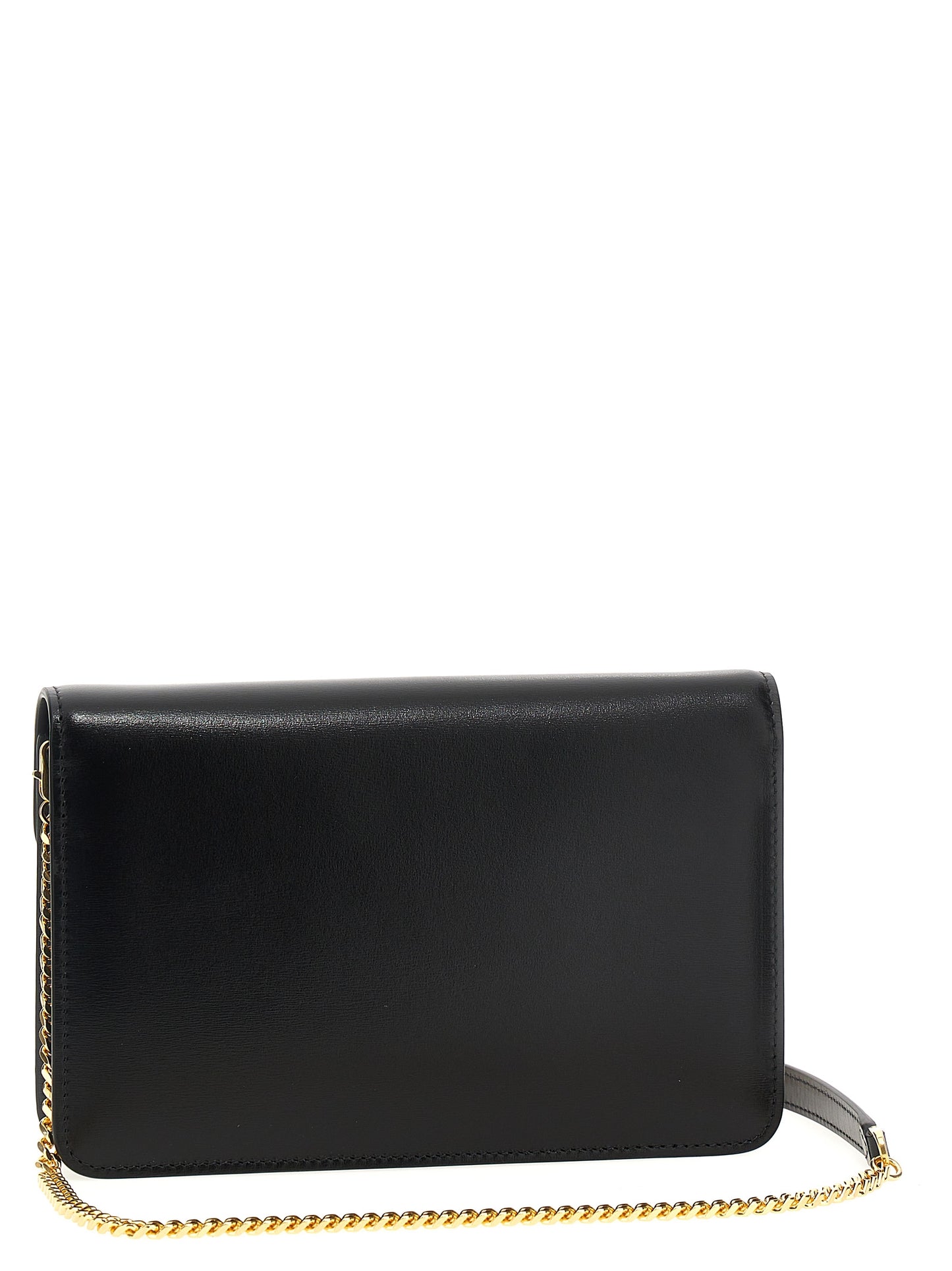 Tom Ford Leather & Metal Small Crossbody Handbag - Black