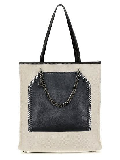 Shopper Tote Bag by Stella McCartney for women in stretch cotton modal canvas multicolor & print showcases a statuesque Falabella Stretch Cotton Modal Canvas Shopper Tote Bag design, featuring a secure hook, ample , and versatile handle for a statuesque finish.