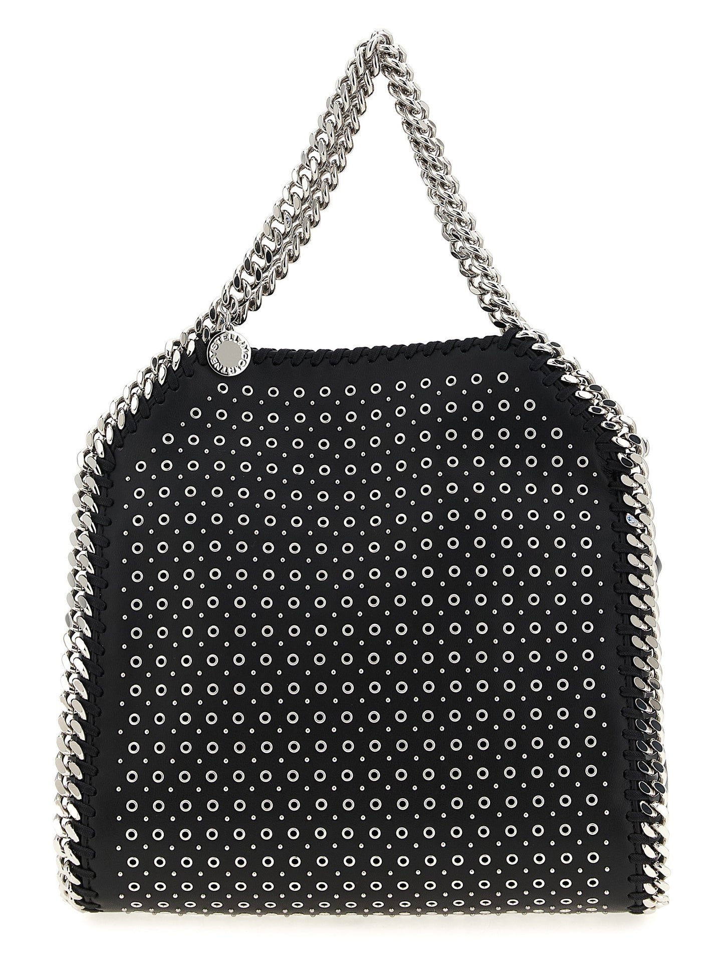 Stella McCartney Falabella Faux Patent Leather Mini Handbag - Black